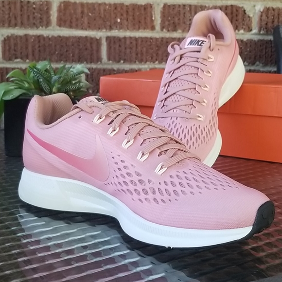 Nike Air Zoom Pegasus 34 Running Wide Width Pink - Picture 3 of 10